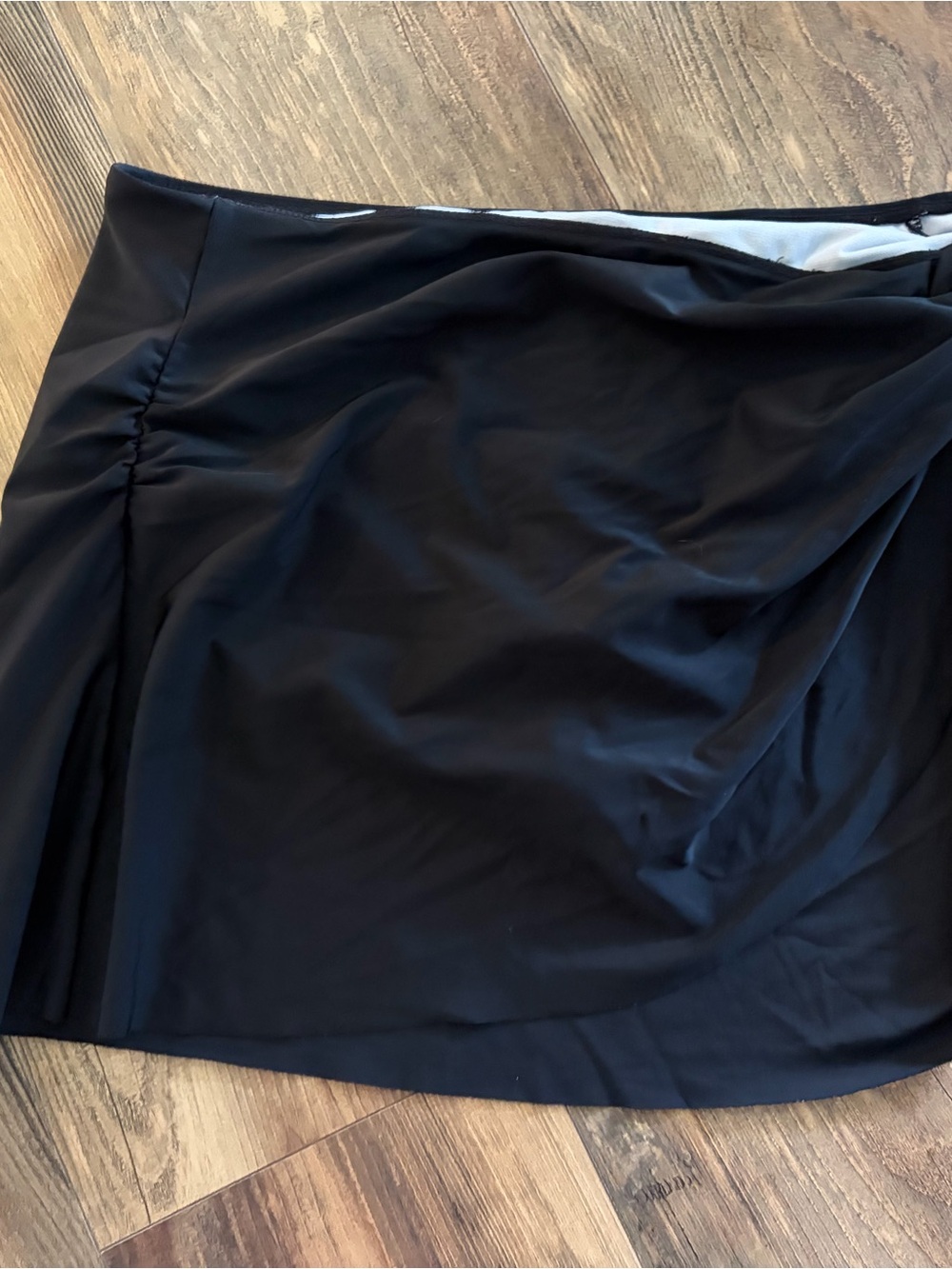 Women's Black Swim Skirt Bikini Bottom